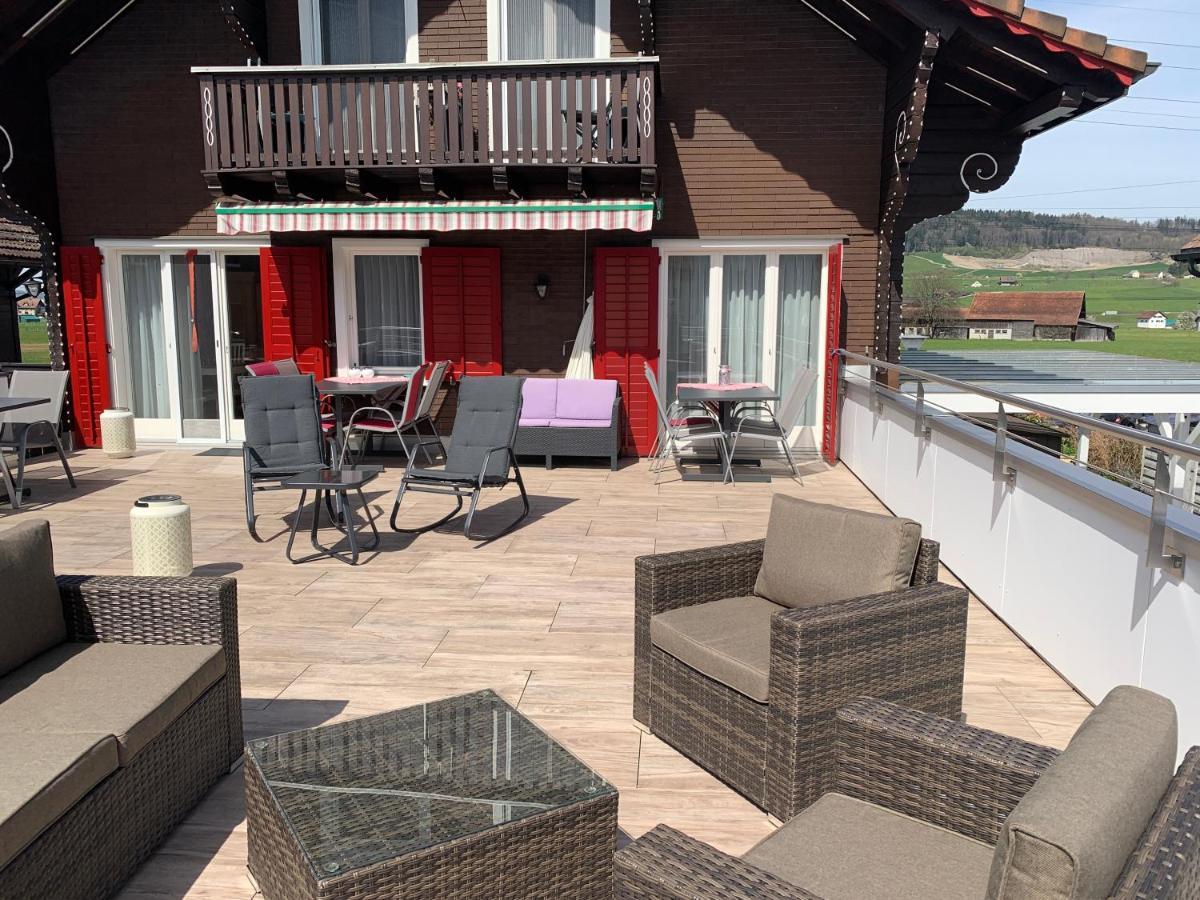 Pension Chalet Charme Siebnen Zewnętrze zdjęcie
