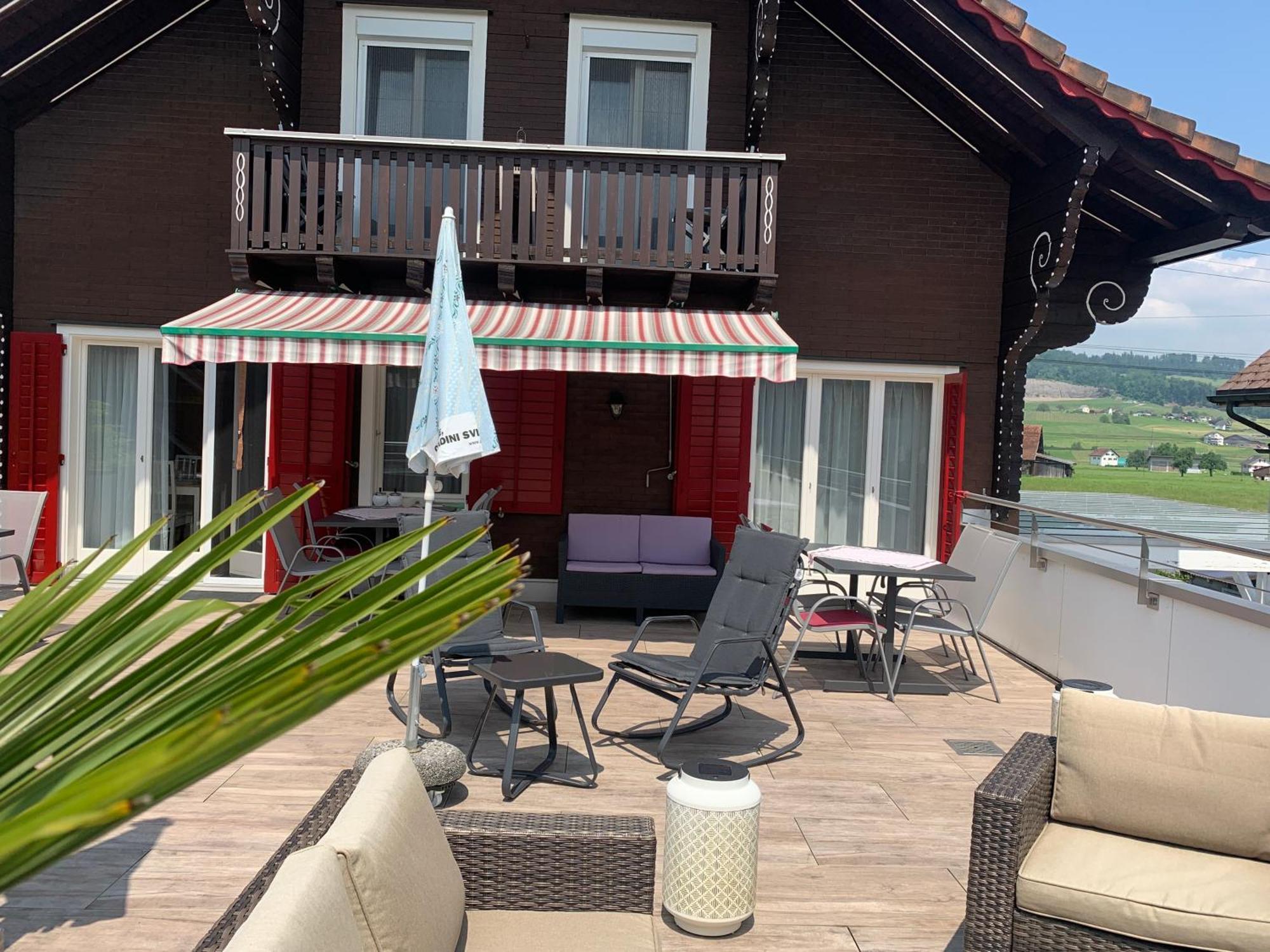 Pension Chalet Charme Siebnen Zewnętrze zdjęcie